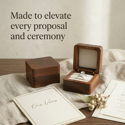 RB510 Deluxe Wooden Ring Box