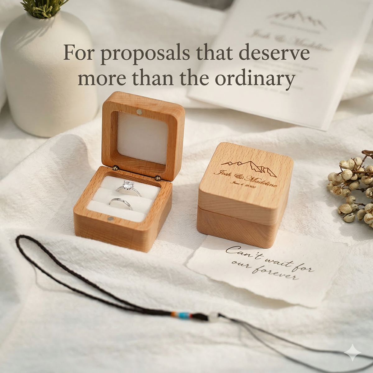Mahoosive Gemini_Generated_Image - Handcrafted Wood Ring Box