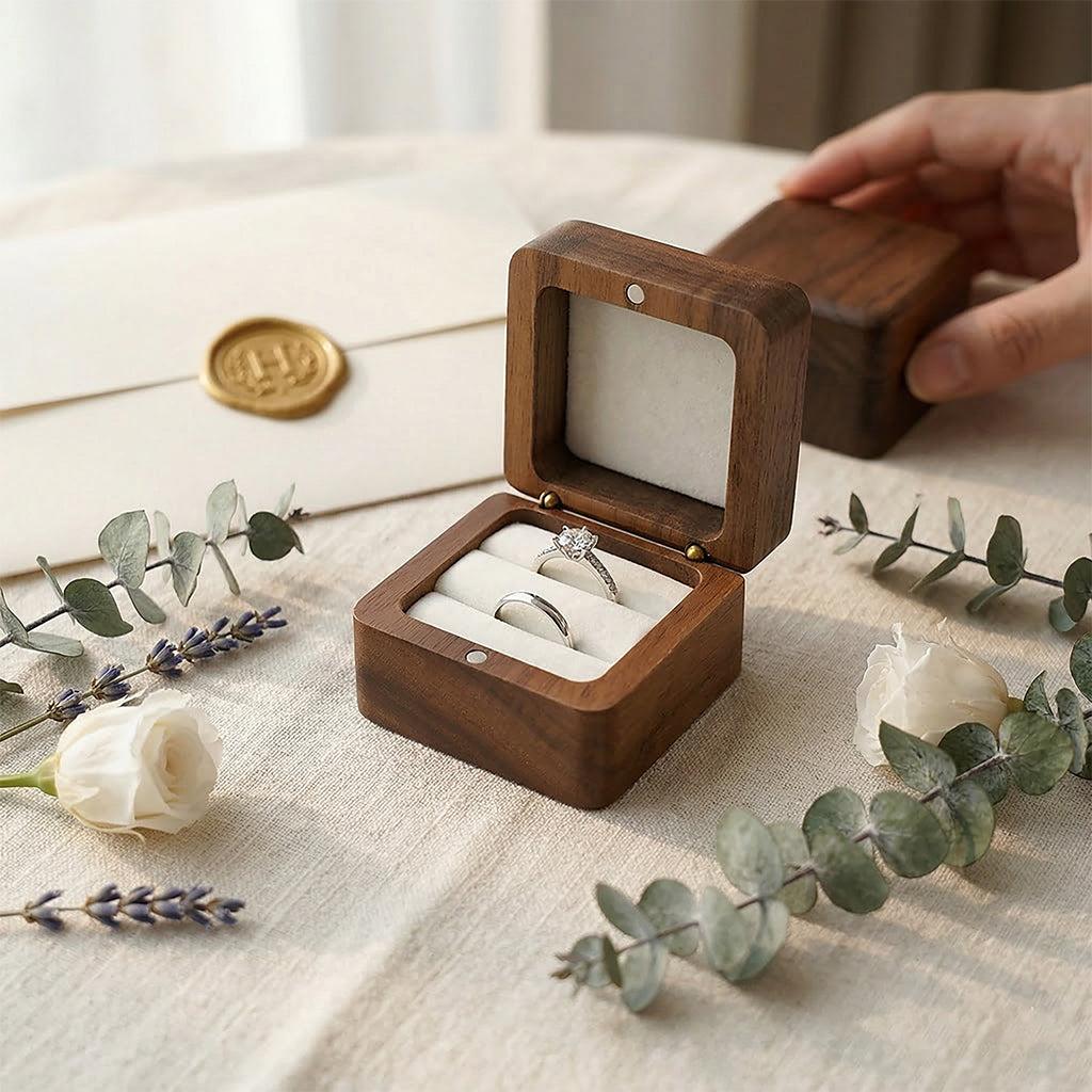 Mahoosive Gemini_Generated_Image - Handcrafted Wood Ring Box