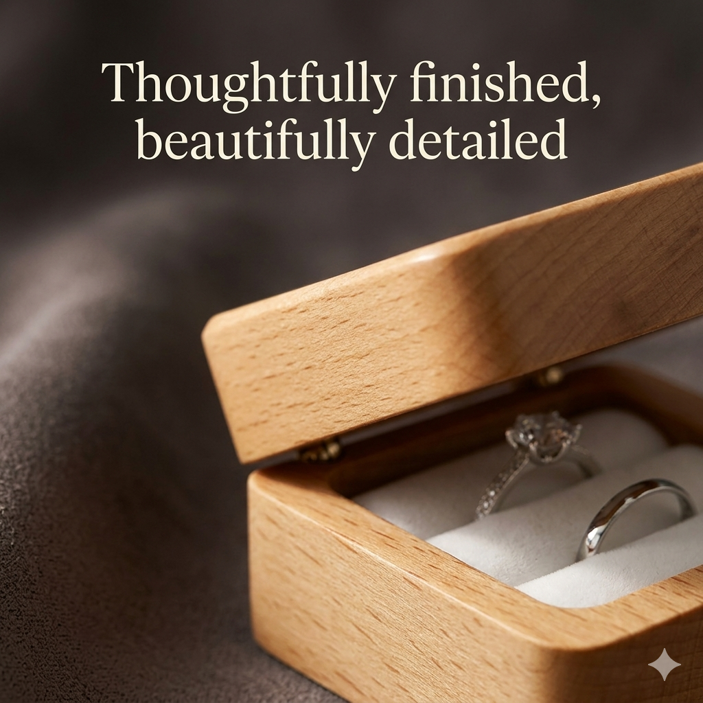 Mahoosive Gemini_Generated_Image - Handcrafted Wood Ring Box