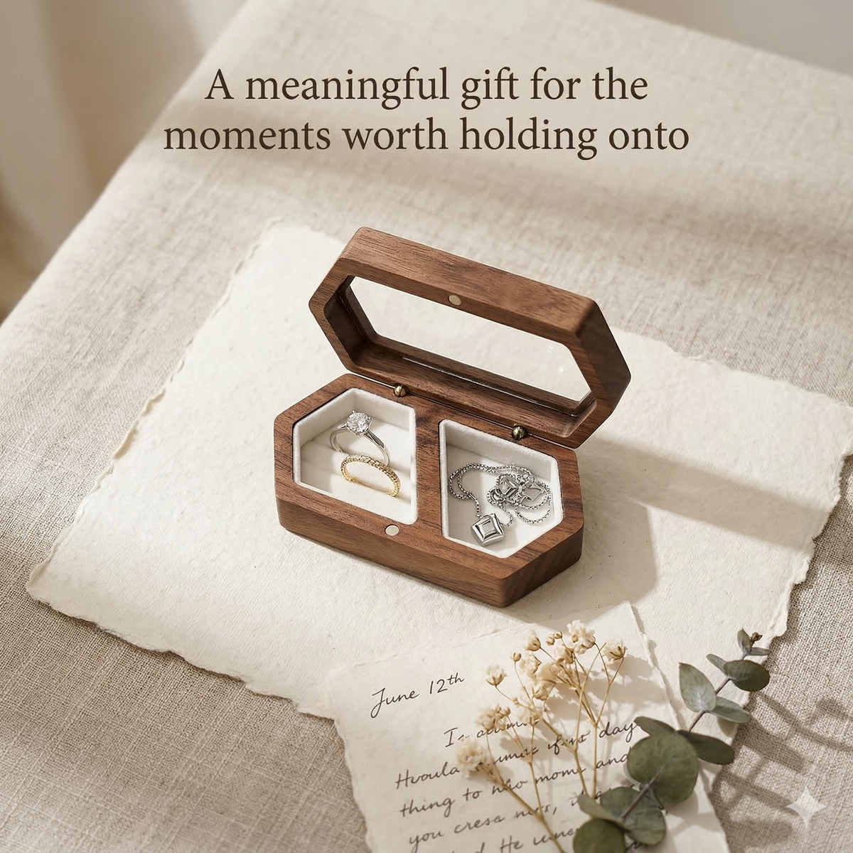 Mahoosive Gemini_Generated_Image - Handcrafted Wood Ring Box