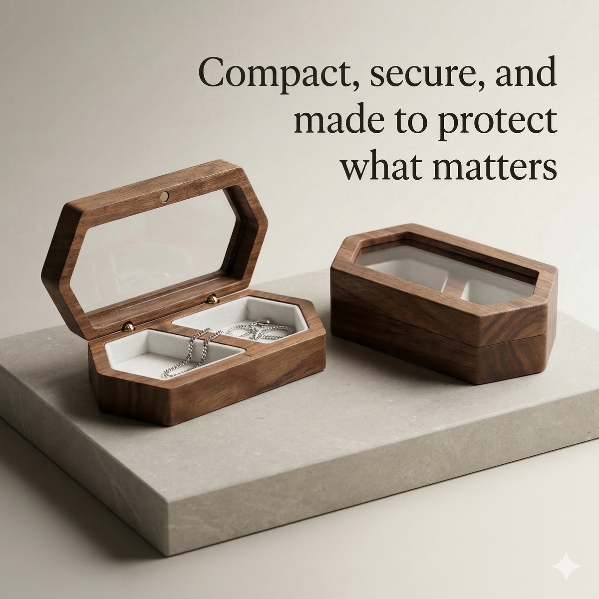 Mahoosive Gemini_Generated_Image - Handcrafted Wood Ring Box