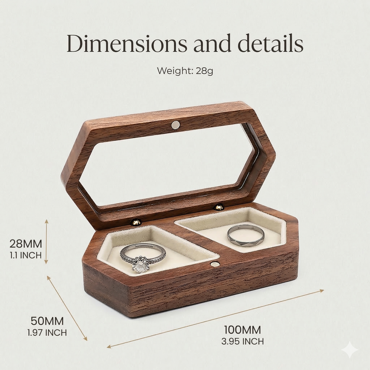 Mahoosive Gemini_Generated_Image - Handcrafted Wood Ring Box