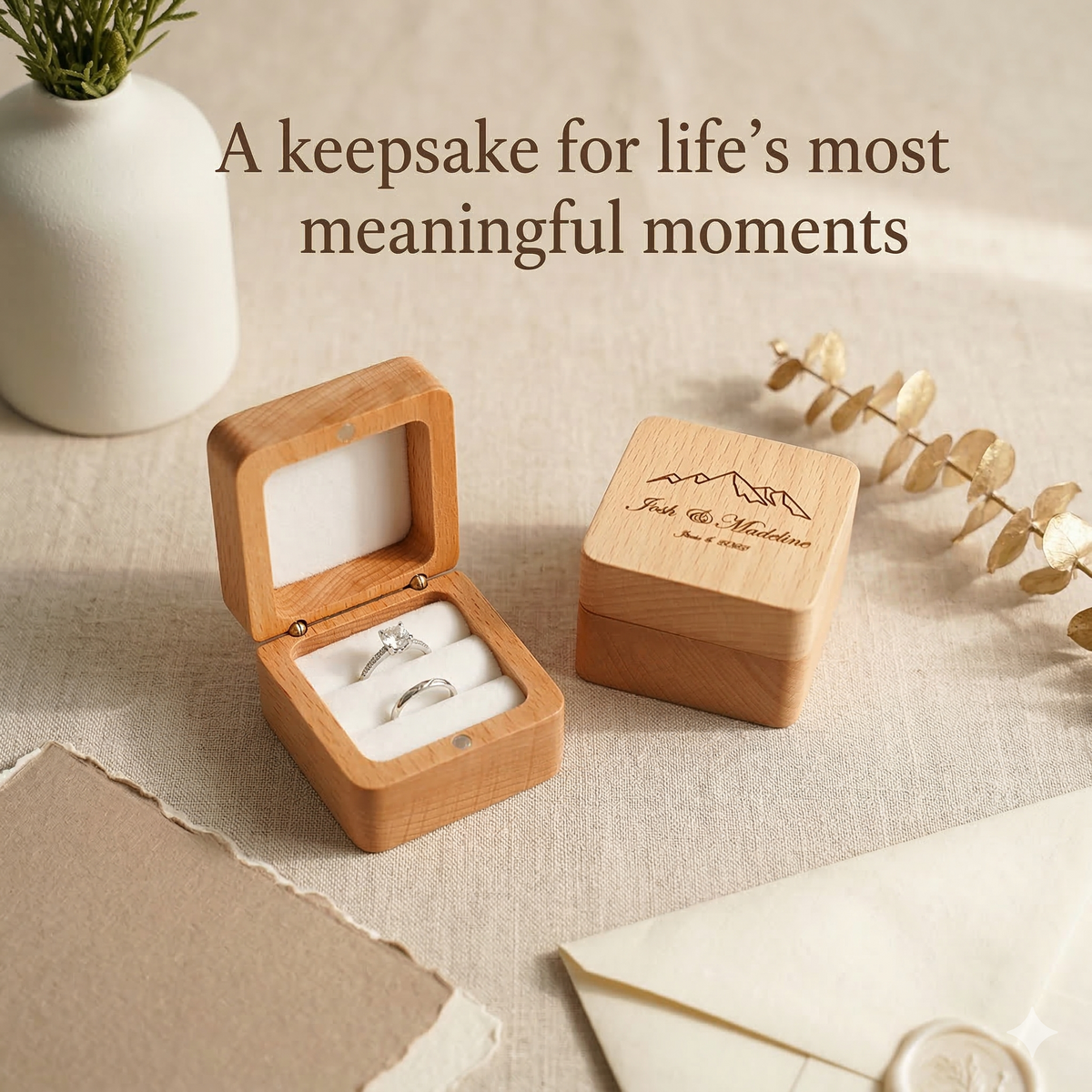 Mahoosive Gemini_Generated_Image - Handcrafted Wood Ring Box