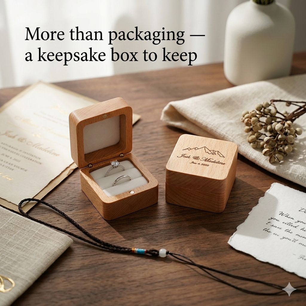 Mahoosive Gemini_Generated_Image - Handcrafted Wood Ring Box