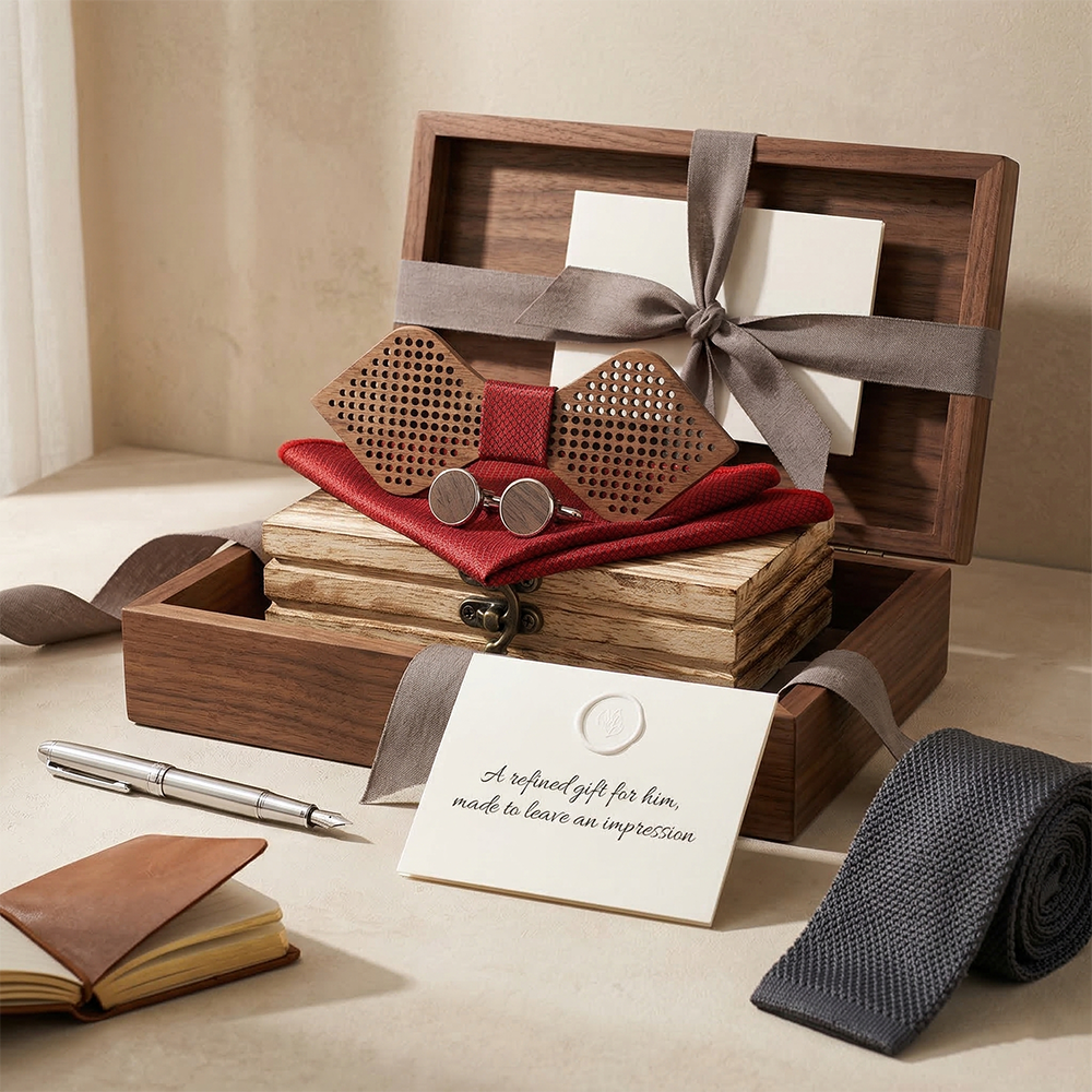 MAHOOSIVE M421 wooden bow tie photo 5