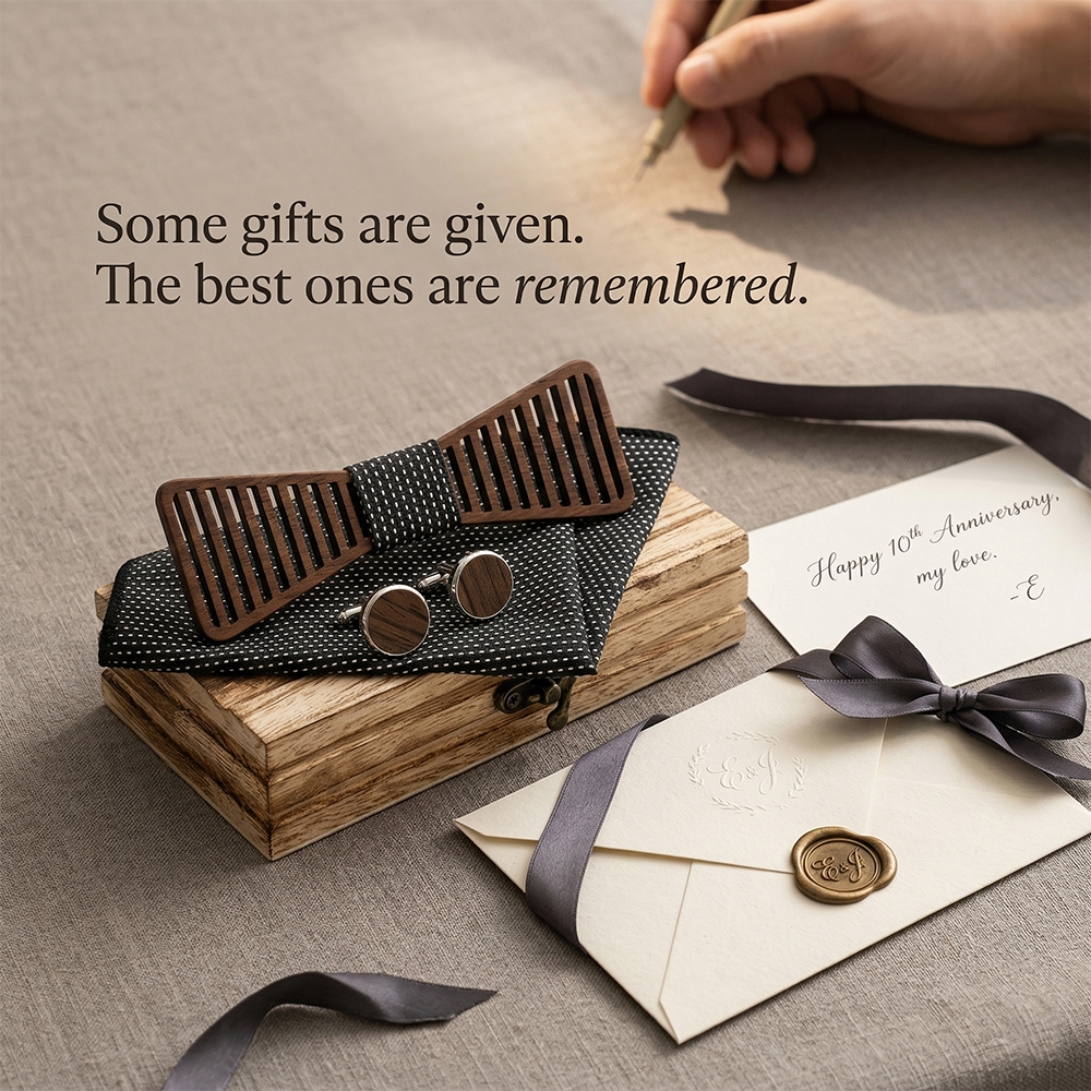 MAHOOSIVE M424 wooden bow tie photo 2