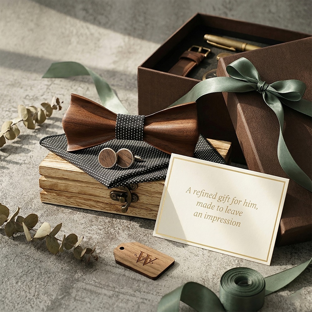 MAHOOSIVE M431 wooden bow tie photo 4