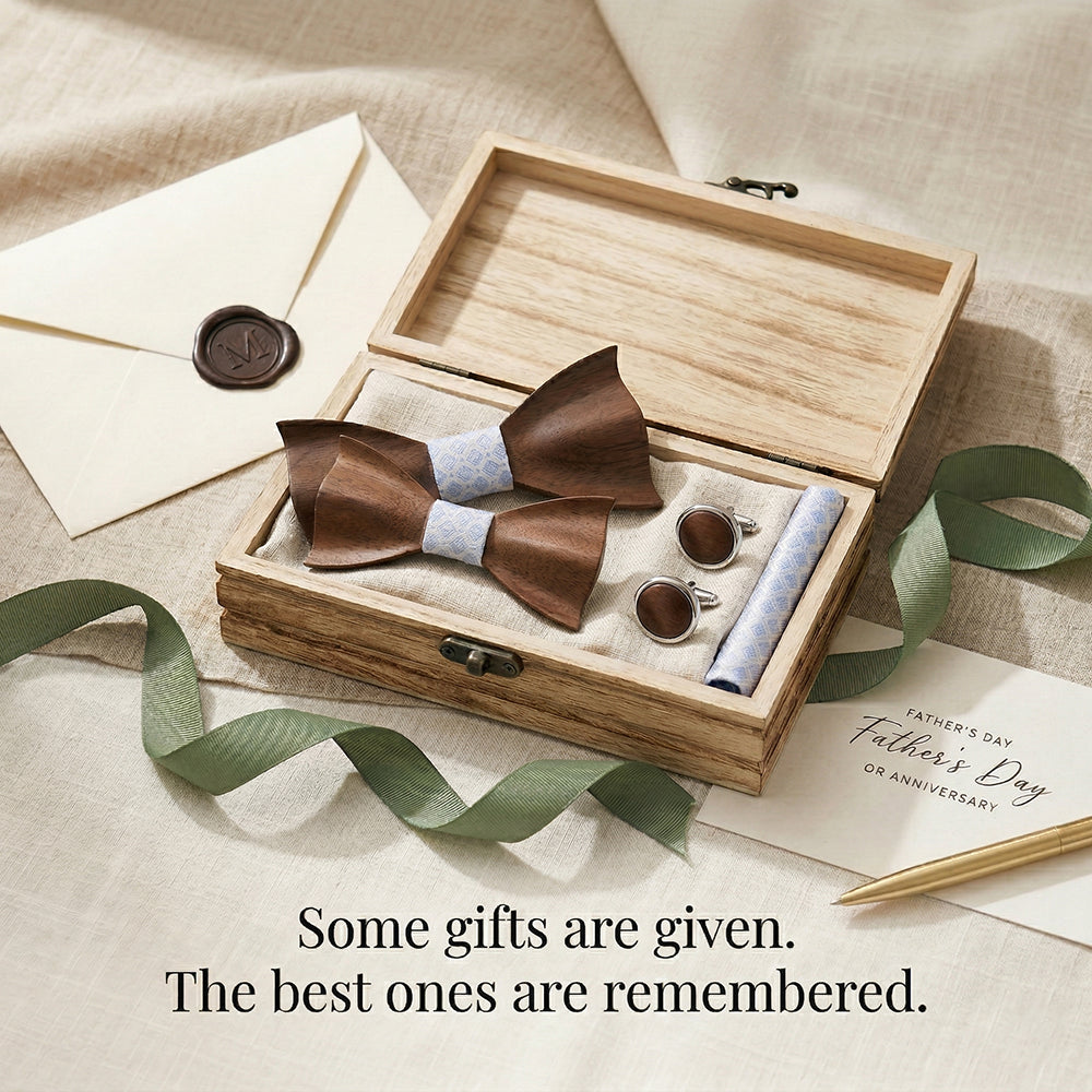 MAHOOSIVE M450 wooden bow tie photo 2