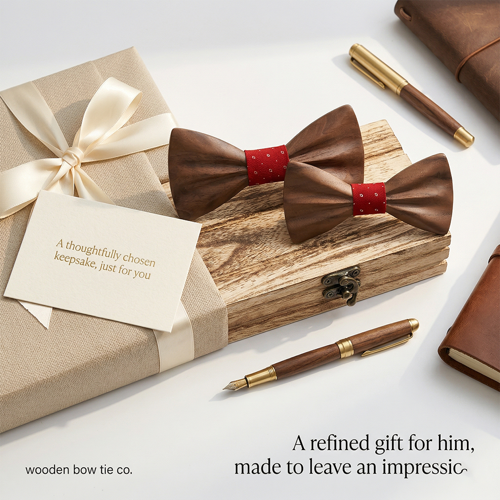 MAHOOSIVE M451 wooden bow tie photo 5
