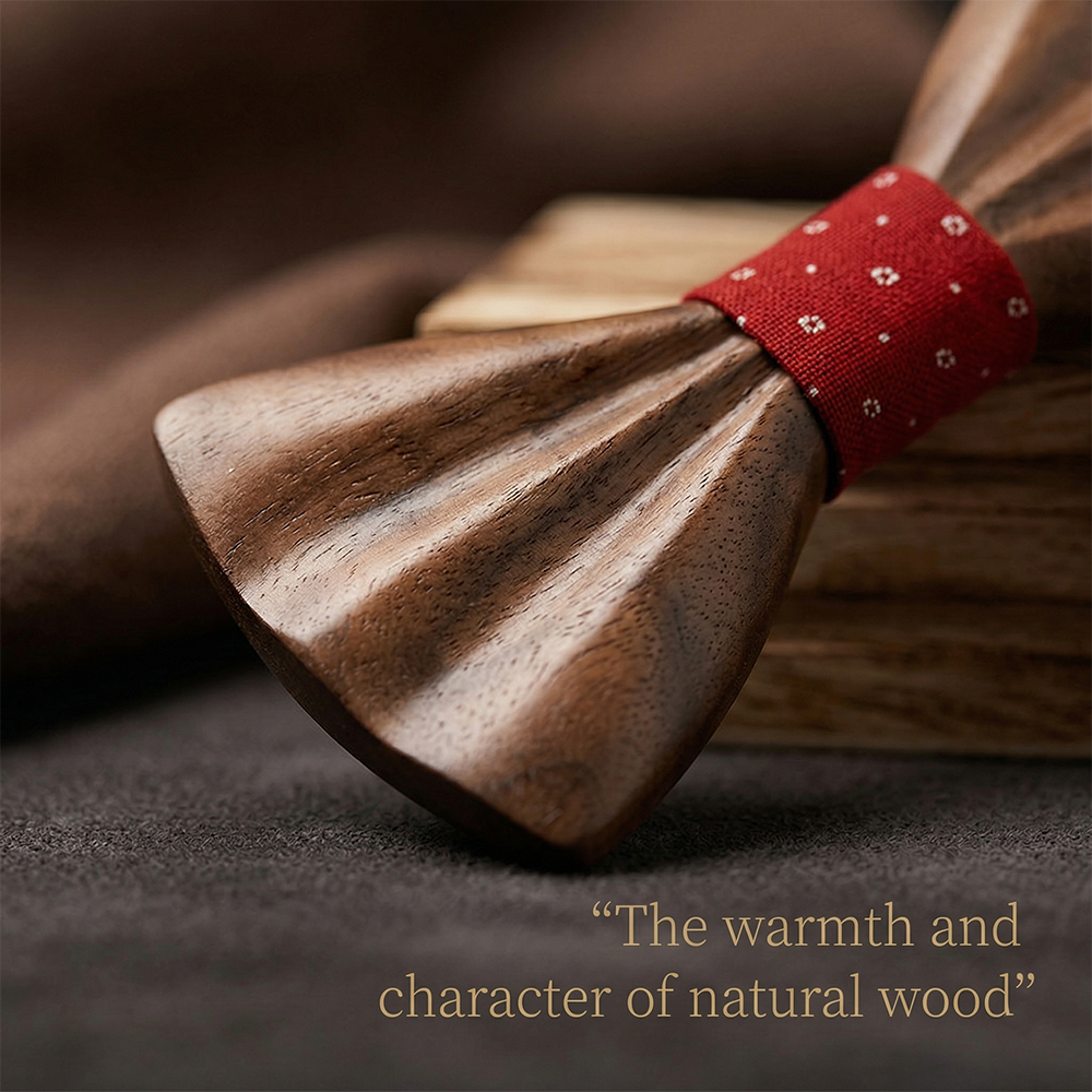 MAHOOSIVE M451 wooden bow tie photo 6