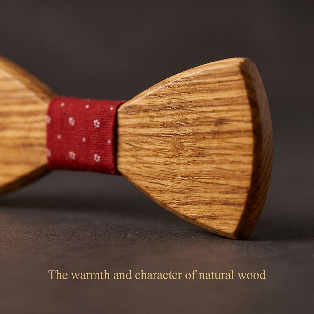 MAHOOSIVE M453 wooden bow tie photo 6