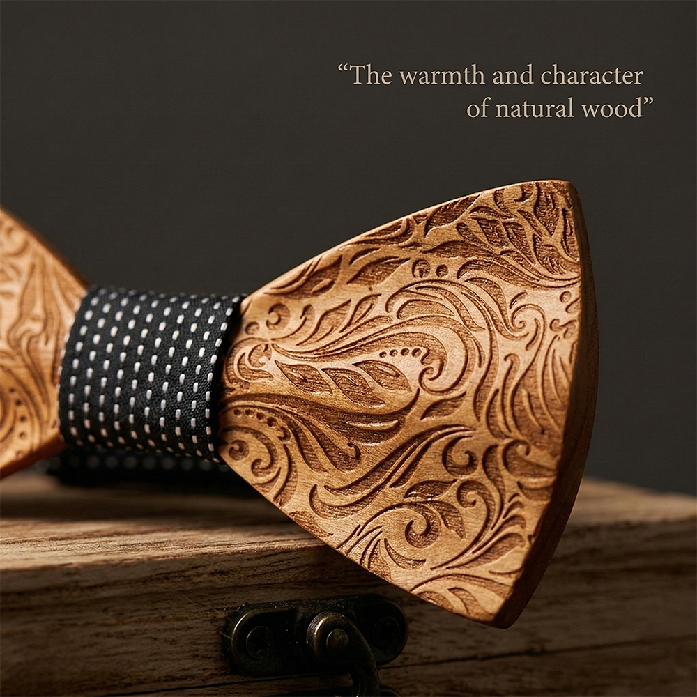 MAHOOSIVE M456 wooden bow tie photo 6