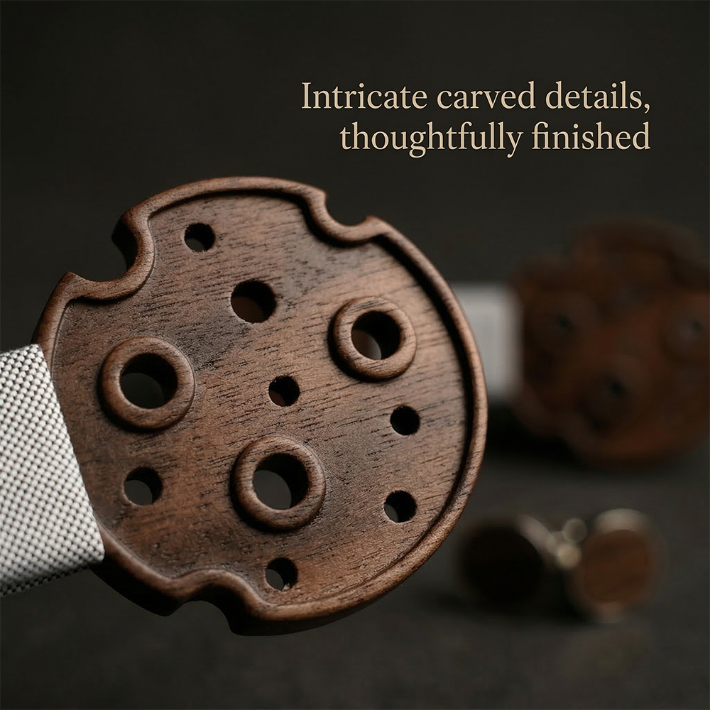 MAHOOSIVE M485 wooden bow tie photo 8