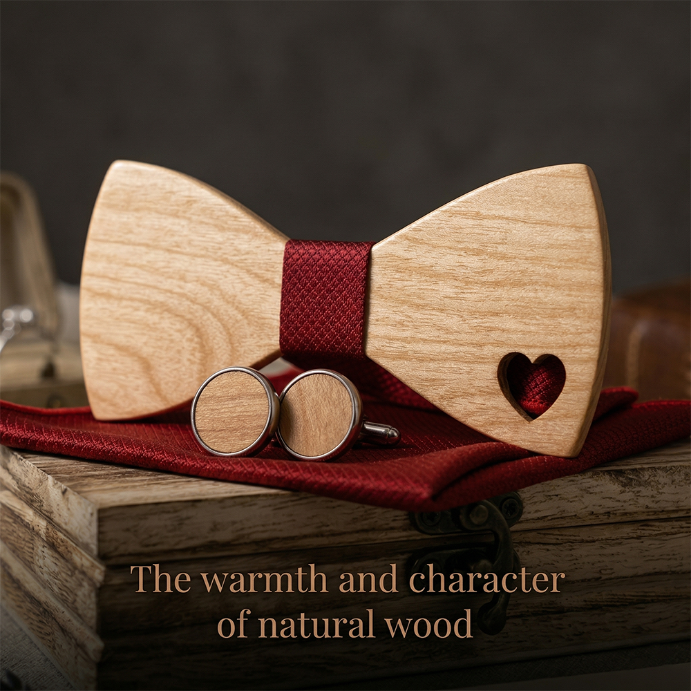 MAHOOSIVE M492 wooden bow tie photo 6