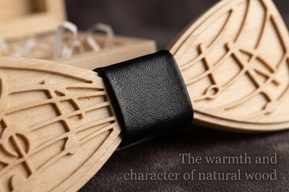 MAHOOSIVE M72音符 wooden bow tie photo 6