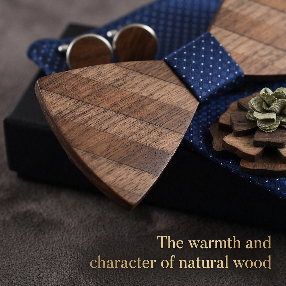 MAHOOSIVE M87 wooden bow tie photo 6