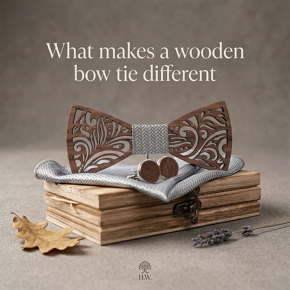 MAHOOSIVE T205 wooden bow tie photo 4