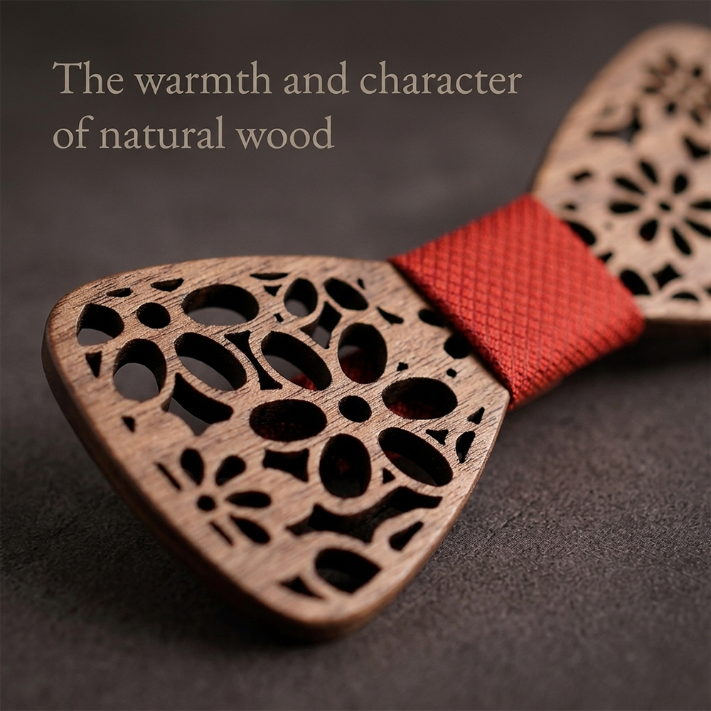 MAHOOSIVE T206 wooden bow tie photo 6