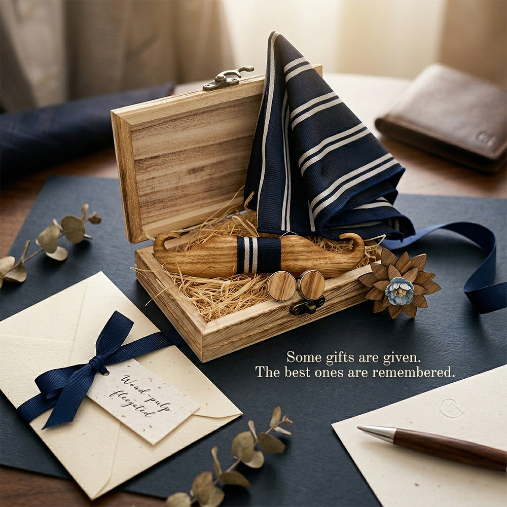MAHOOSIVE T213 wooden bow tie photo 2