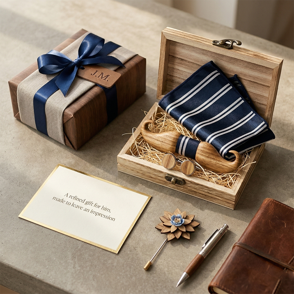 MAHOOSIVE T213 wooden bow tie photo 5