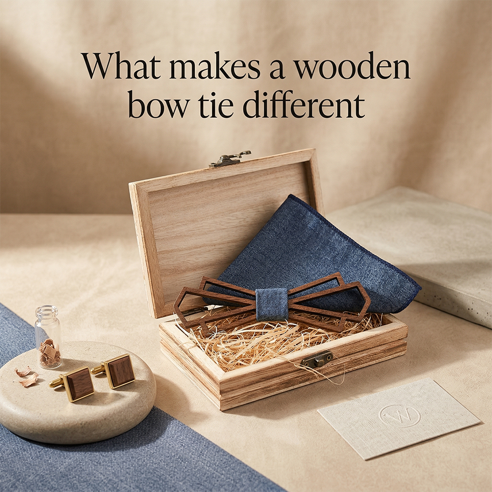 MAHOOSIVE T216 wooden bow tie photo 4