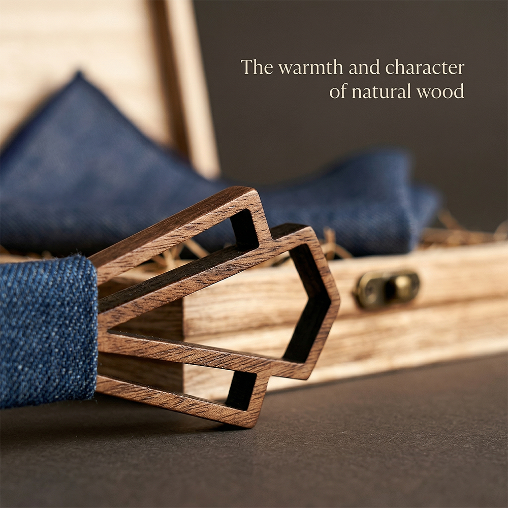 MAHOOSIVE T216 wooden bow tie photo 6