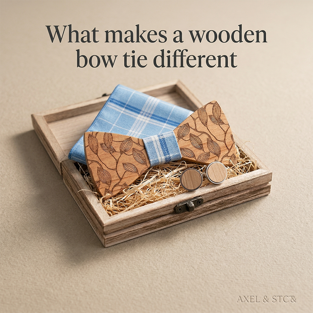 MAHOOSIVE T220 wooden bow tie photo 4