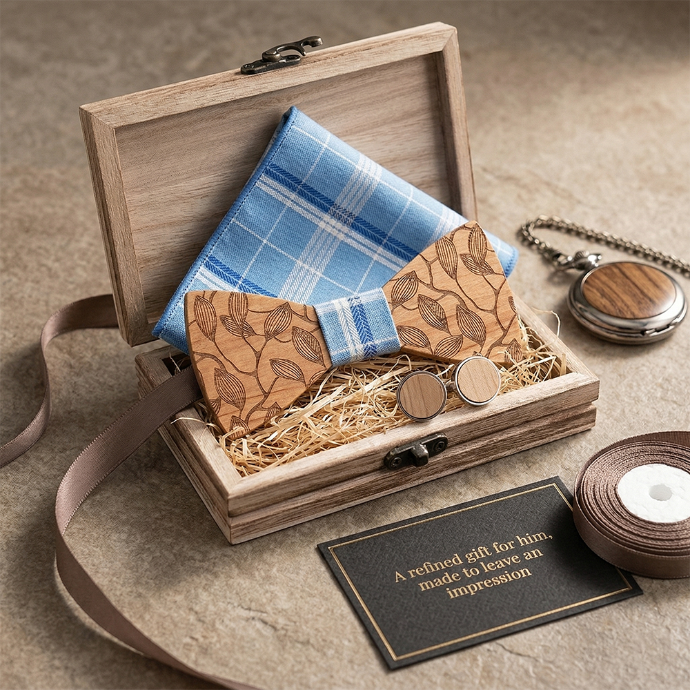 MAHOOSIVE T220 wooden bow tie photo 5
