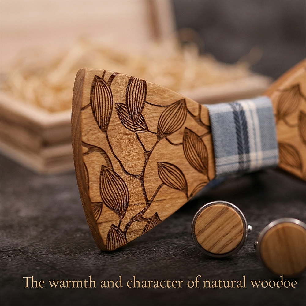 MAHOOSIVE T220 wooden bow tie photo 6