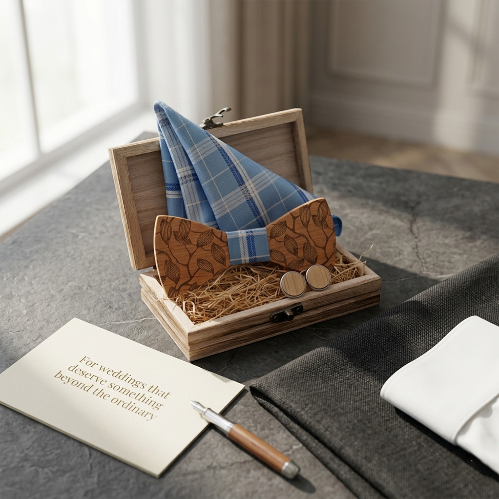 MAHOOSIVE T220 wooden bow tie photo 7