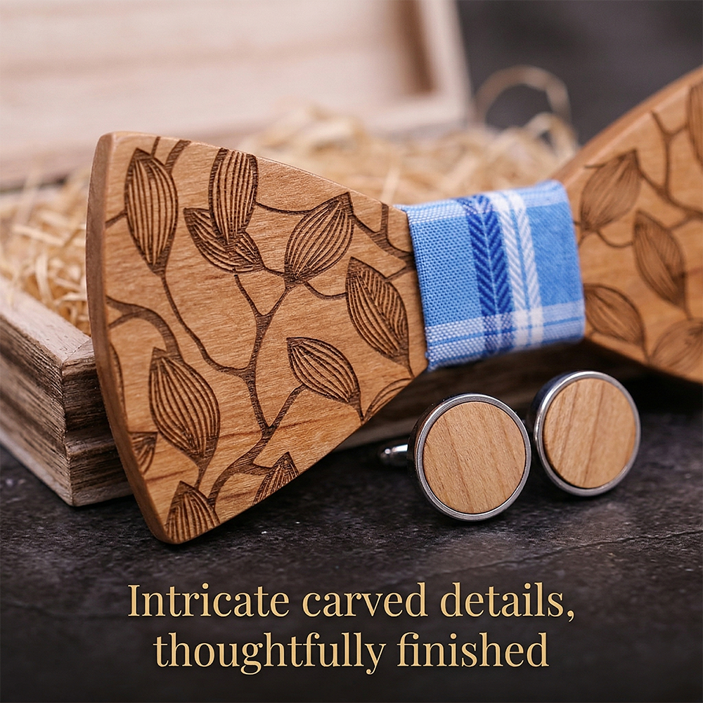 MAHOOSIVE T220 wooden bow tie photo 8