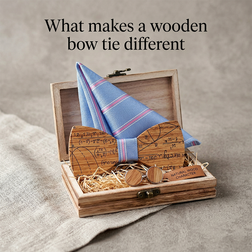 MAHOOSIVE T225 wooden bow tie photo 4