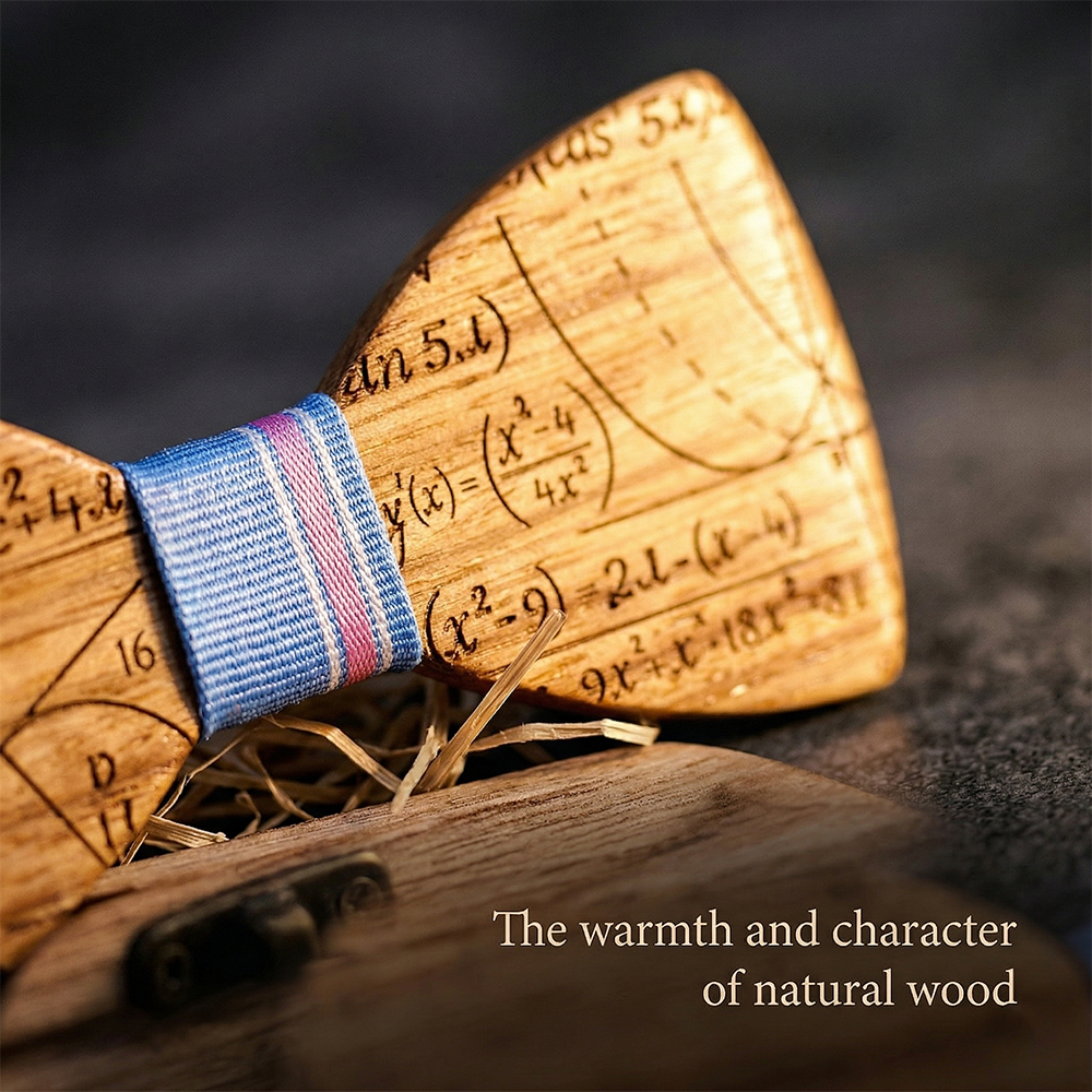 MAHOOSIVE T225 wooden bow tie photo 6