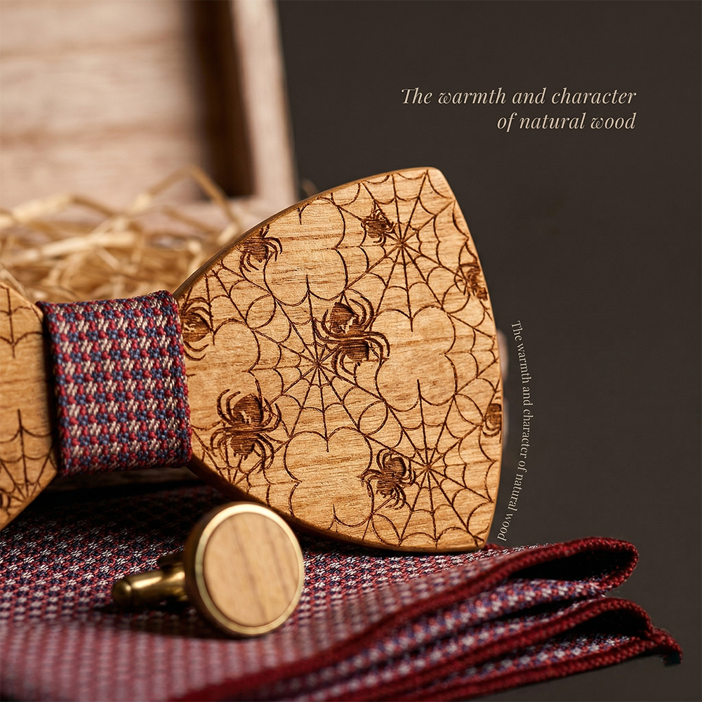 MAHOOSIVE T229 wooden bow tie photo 6