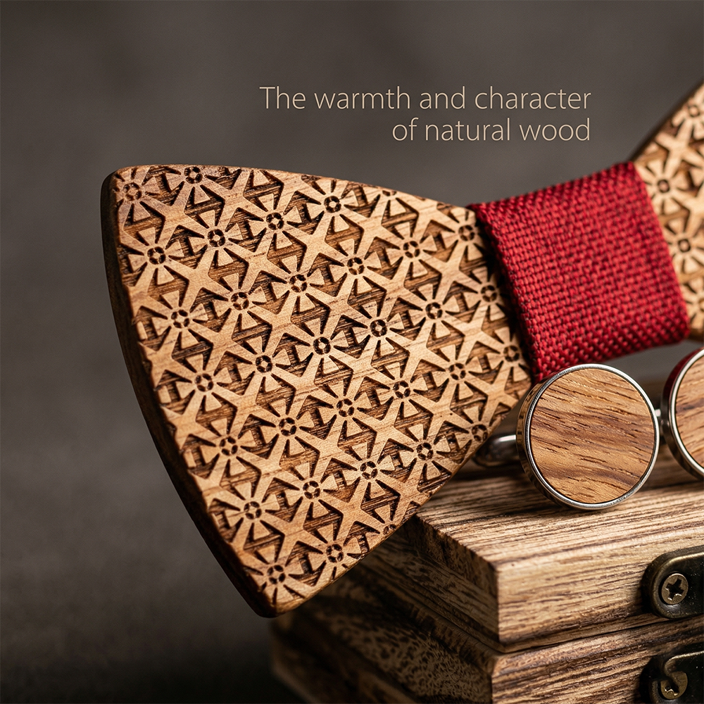 MAHOOSIVE T231 wooden bow tie photo 6