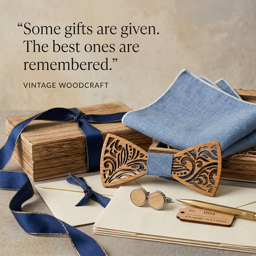 MAHOOSIVE T235 wooden bow tie photo 2