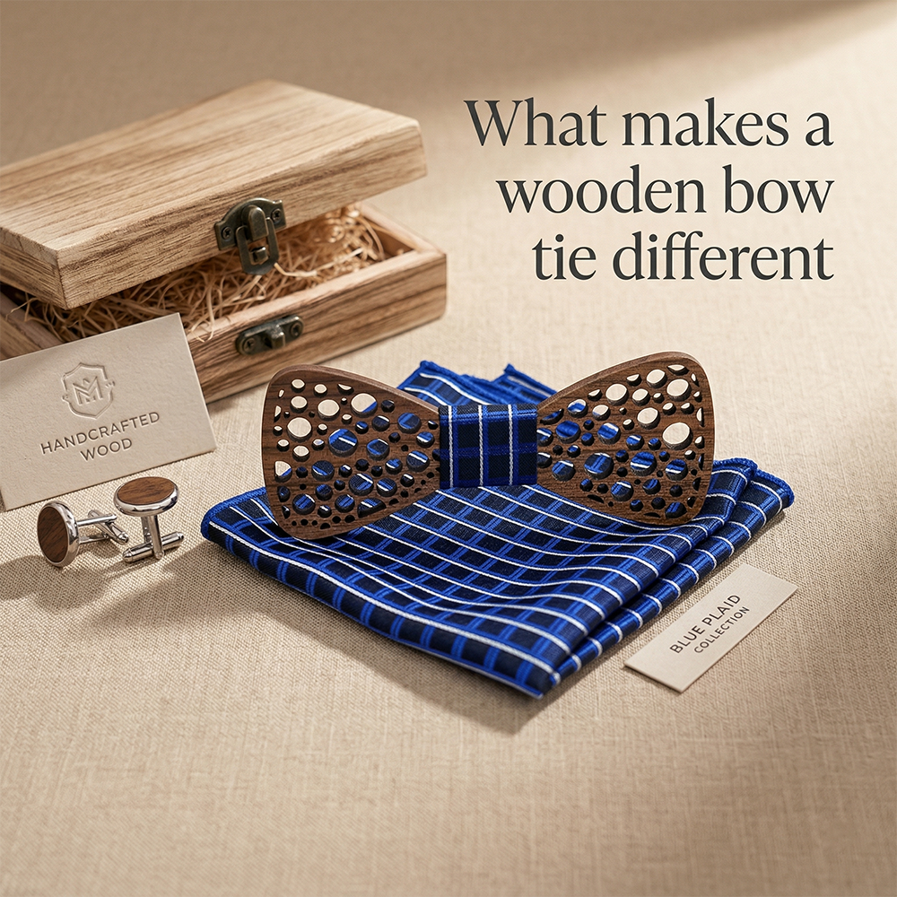 MAHOOSIVE T241 wooden bow tie photo 4