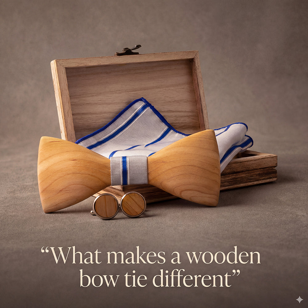 MAHOOSIVE T244 wooden bow tie photo 4