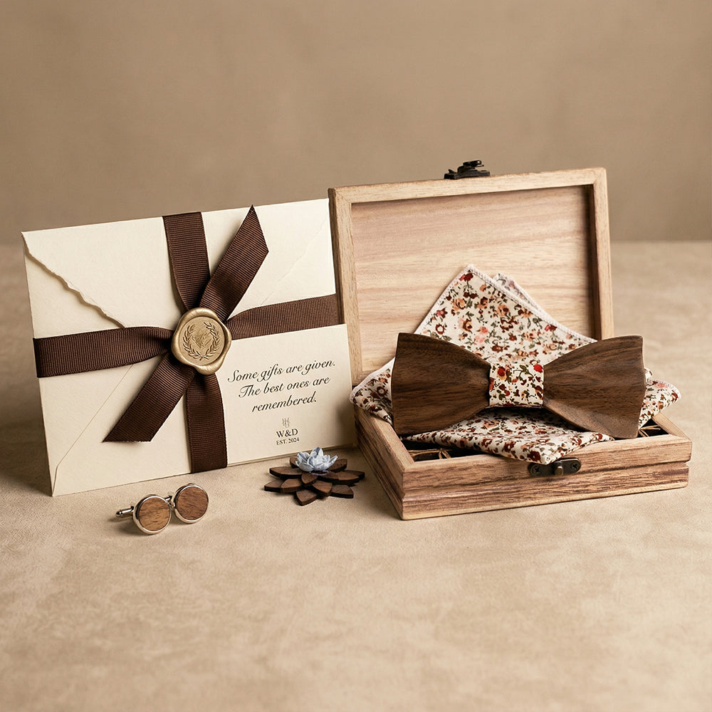 MAHOOSIVE T246 wooden bow tie photo 2