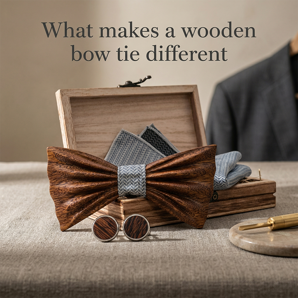 MAHOOSIVE T247 wooden bow tie photo 4