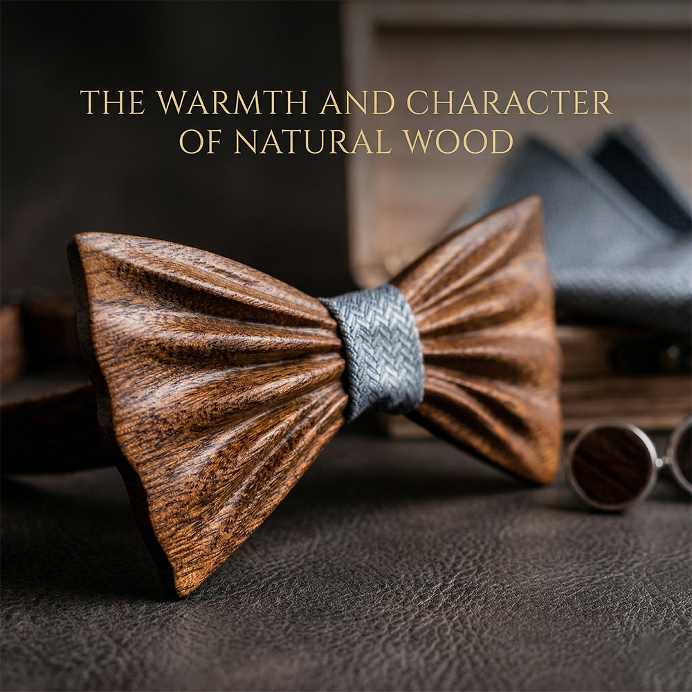 MAHOOSIVE T247 wooden bow tie photo 6