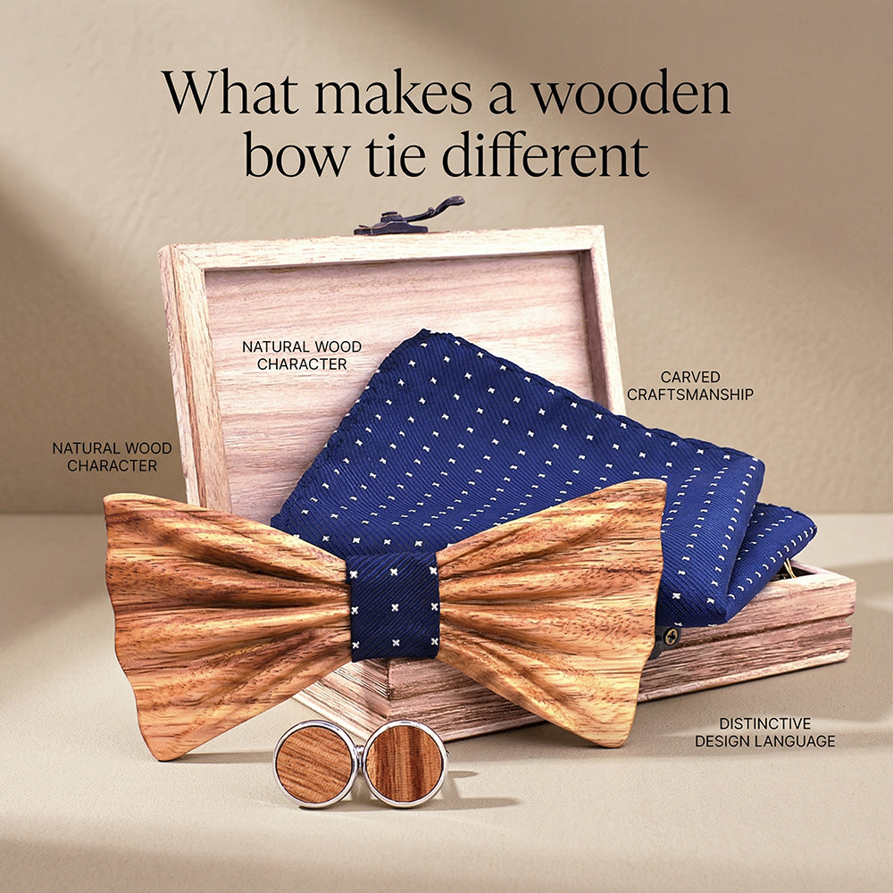 MAHOOSIVE T248 wooden bow tie photo 4