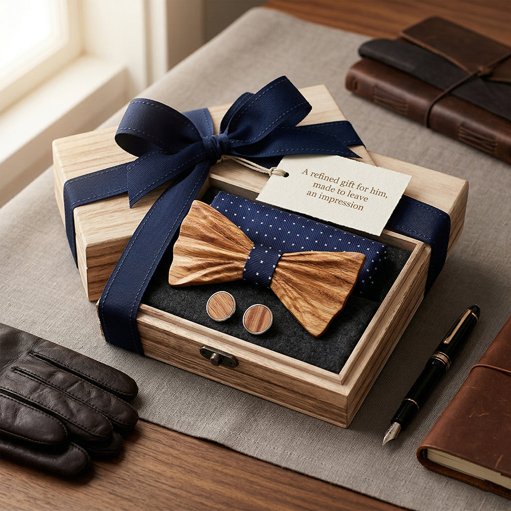 MAHOOSIVE T248 wooden bow tie photo 5