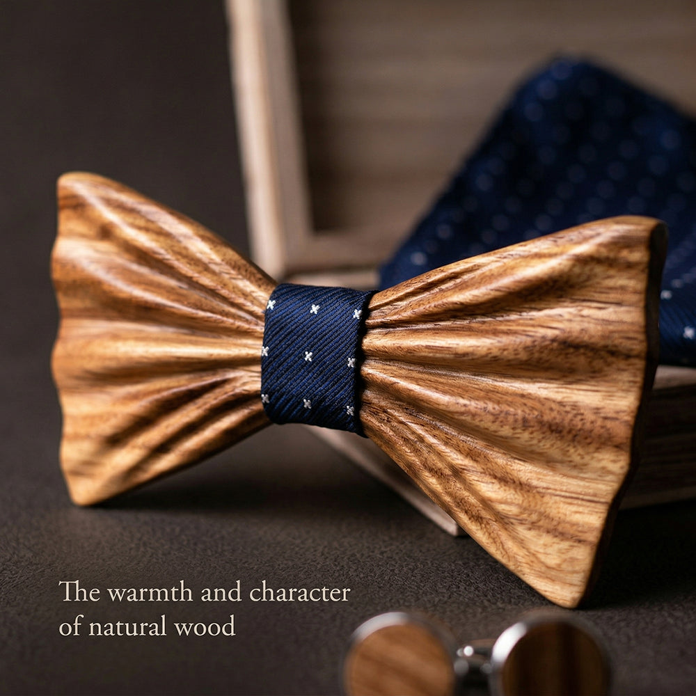 MAHOOSIVE T248 wooden bow tie photo 6