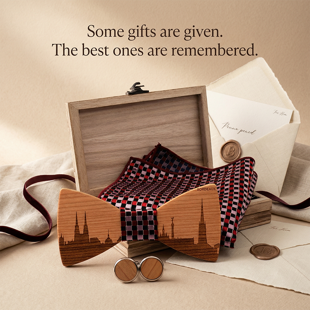 MAHOOSIVE T251 wooden bow tie photo 2