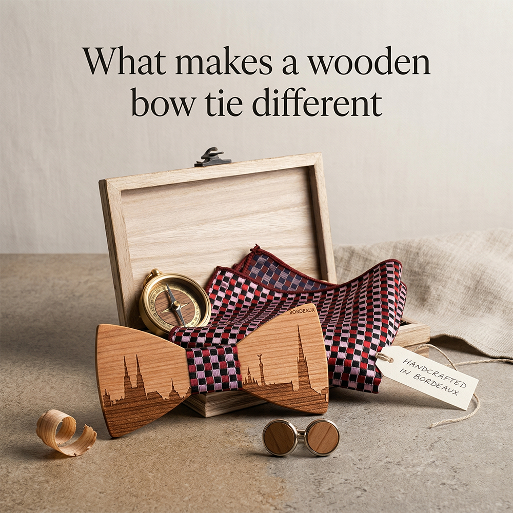MAHOOSIVE T251 wooden bow tie photo 4