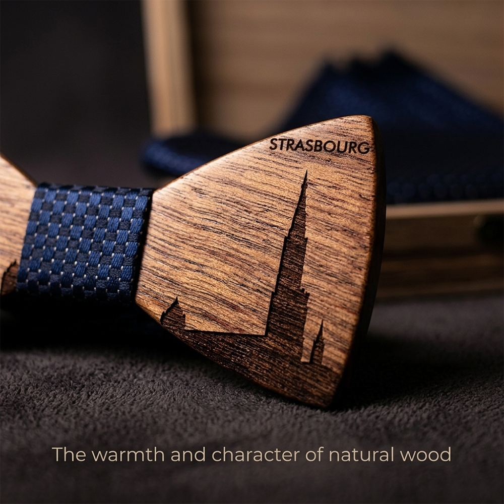 MAHOOSIVE T253 wooden bow tie photo 6