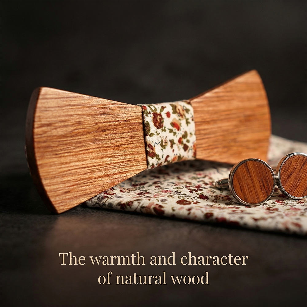 MAHOOSIVE T260 wooden bow tie photo 6