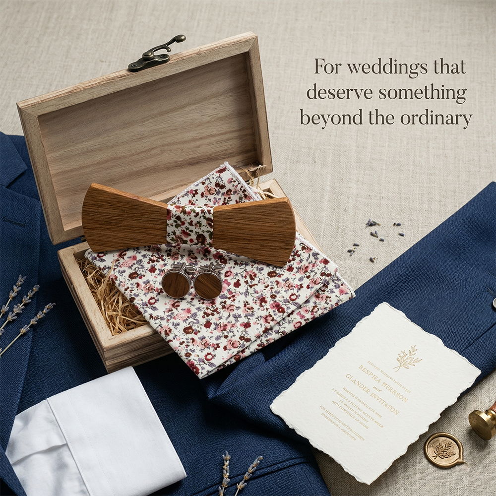 MAHOOSIVE T260 wooden bow tie photo 7